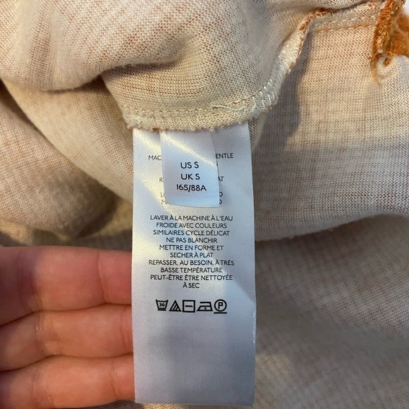 ANTHROPOLOGIE Orange Oversized Fleece Theresa Tunic - Picture 6 of 9